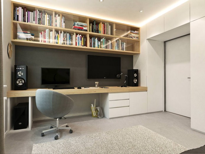 nursery for a teenager in a design project of a 3-room apartment nursery for a teenager in a design project of a 3-room apartment