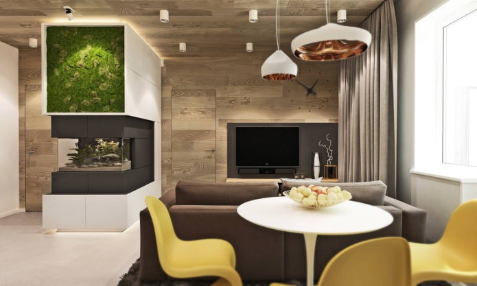 living room in a design project of a 3-room apartment living room in a design project of a 3-room apartment