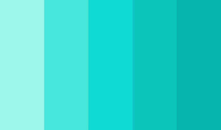 shades of tiffany color