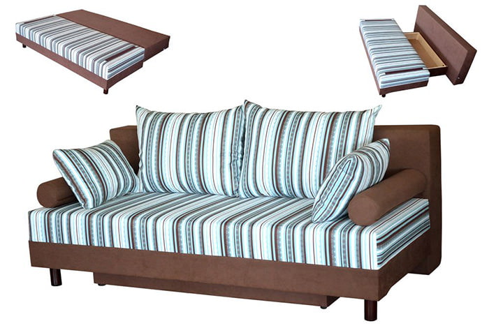 Eurobook sofa without armrests