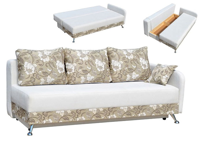 Eurobook sofa with one armrest