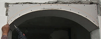drywall arch