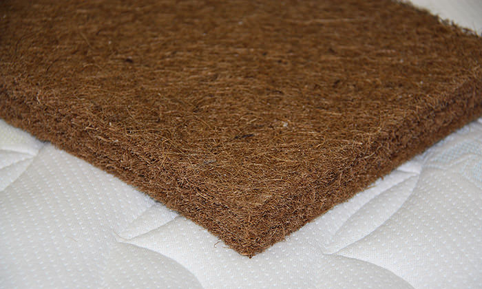 Coir filler for orthopedic mattress