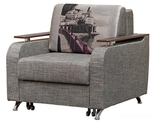 Chair-bed with dolphin mechanism Chair-bed with dolphin mechanism