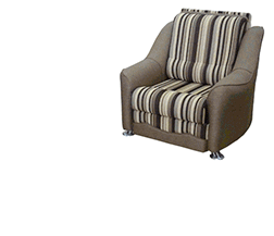 Armchair-bed with accordion mechanism Armchair-bed with accordion mechanism