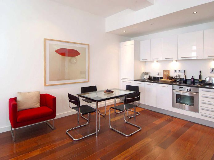 laminate in the interior of the kitchen laminate in the interior of the kitchen