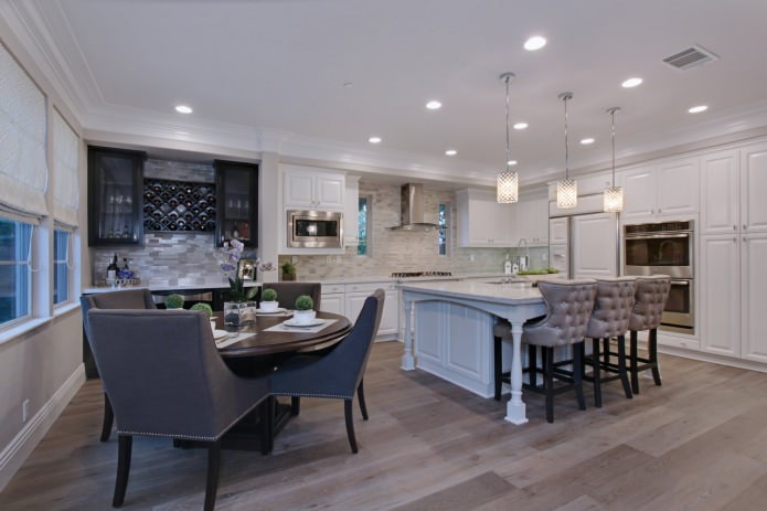 Chairs in a classic interior