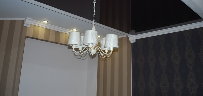 skirting board for stretch ceiling