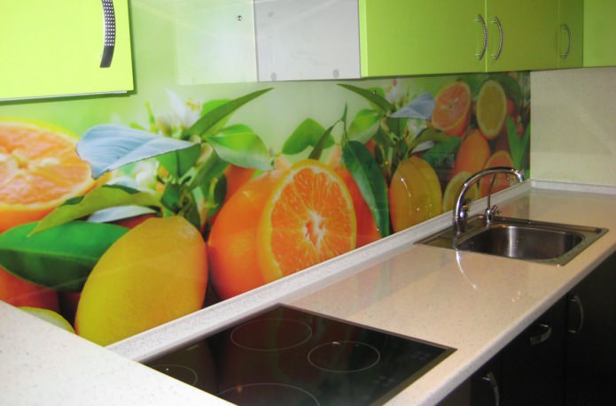 Plastic kitchen apron design