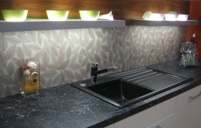 Plastic kitchen apron design