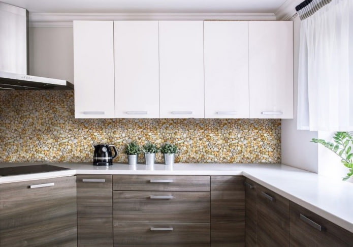 Plastic kitchen apron design