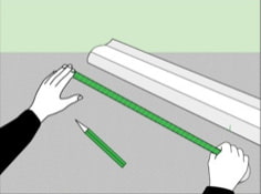 How to glue a ceiling plinth to a stretch ceiling: preparation How to glue a ceiling plinth to a stretch ceiling: preparation