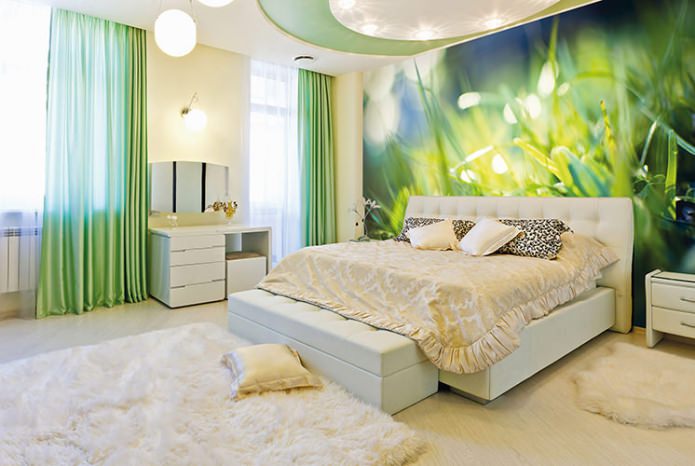 light floor and light green walls