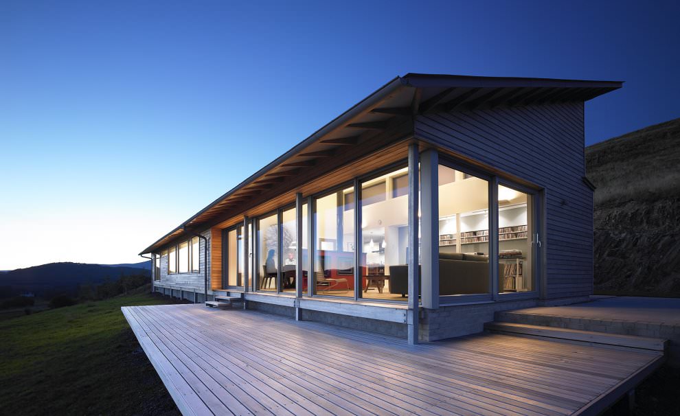 Country house with panoramic windows Country house with panoramic windows