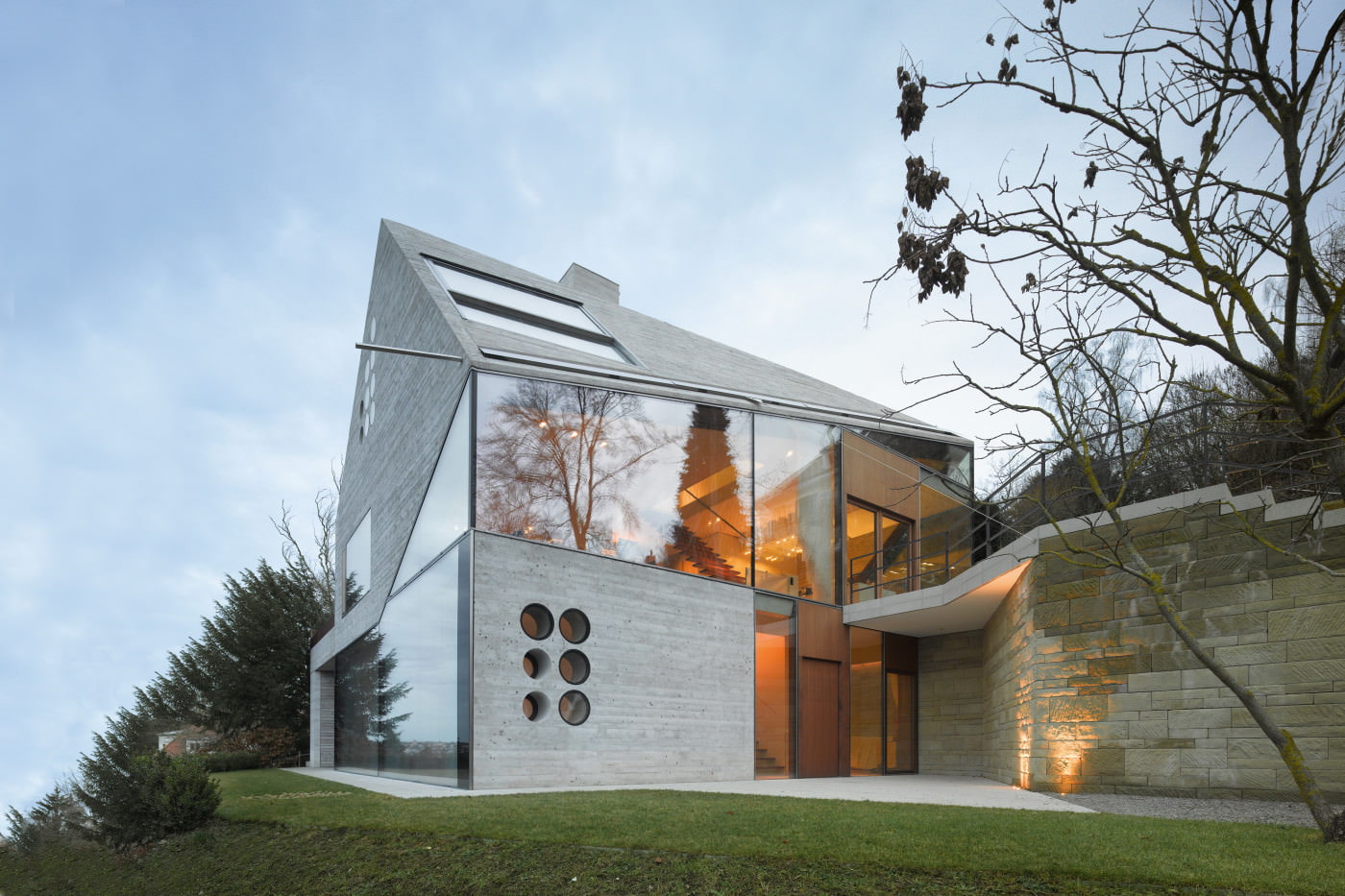 unusual house with panoramic windows unusual house with panoramic windows