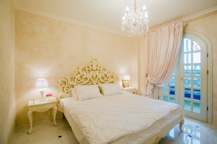 Bedroom design with stretch ceiling Bedroom design with stretch ceiling