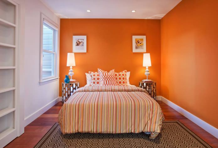 orange walls