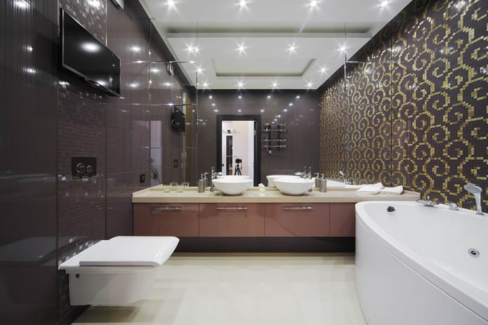 Bathroom design in a modern style Bathroom design in a modern style
