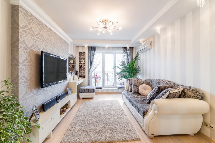 Striped and patterned wallpaper Striped and patterned wallpaper