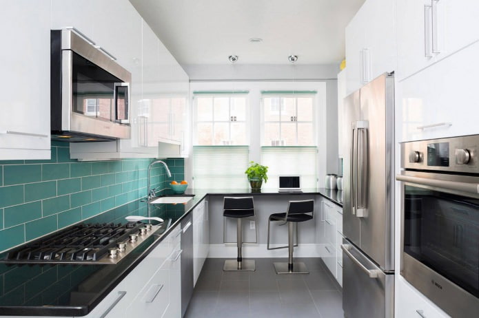 turquoise apron in white kitchen turquoise apron in white kitchen