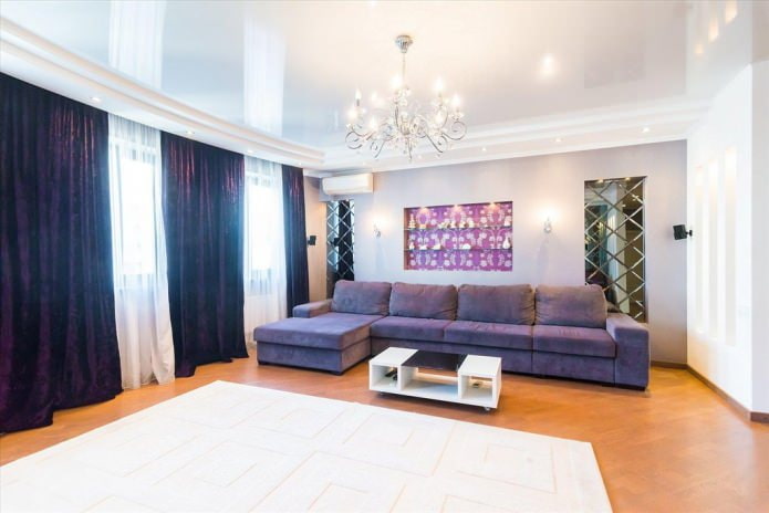 glossy white stretch fabric