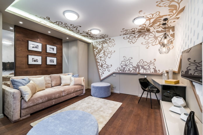 modern style in the living room modern style in the living room