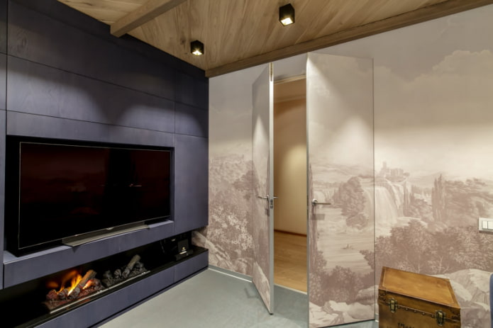 double-leaf hidden doors double-leaf hidden doors