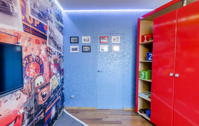 wallpaper on the wall and doors wallpaper on the wall and doors