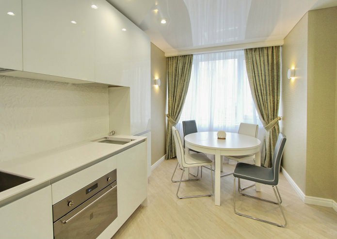 Kitchen curtains with green wallpaper Kitchen curtains with green wallpaper