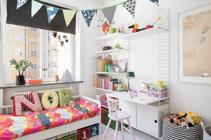 scandinavian style in a small room for a child scandinavian style in a small room for a child