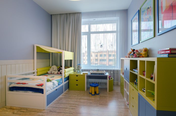 combined curtains in the nursery combined curtains in the nursery