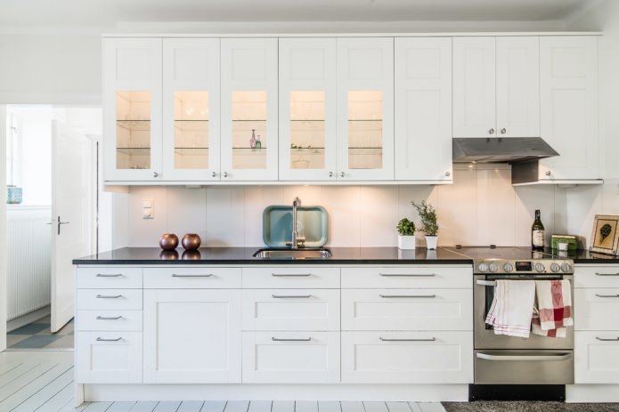 Scandinavian style white kitchen Scandinavian style white kitchen