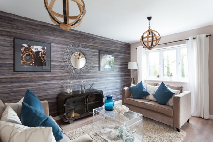 white curtains to gray wallpaper