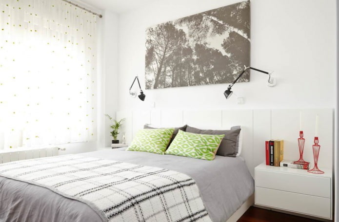 tulle in the bedroom