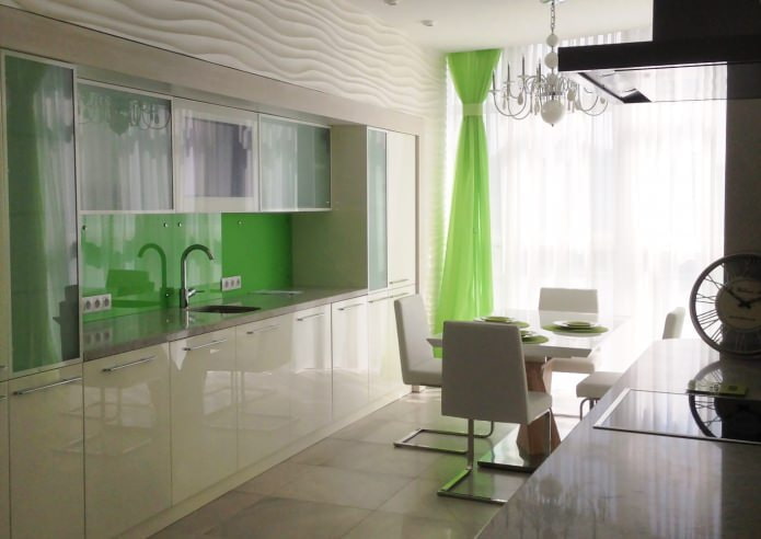 Tulle and organza in the kitchen Tulle and organza in the kitchen