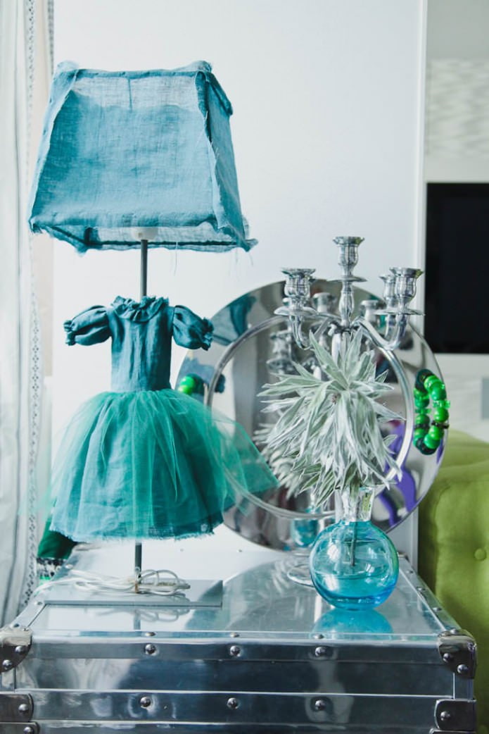 blue interior accessories