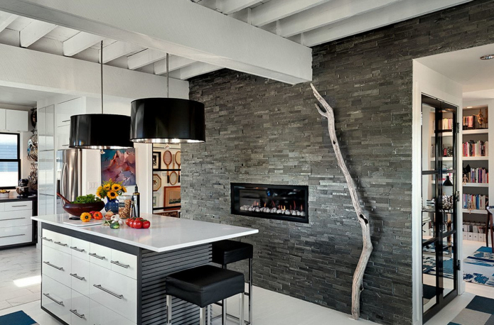 decorative stone decoration in the interior decorative stone decoration in the interior