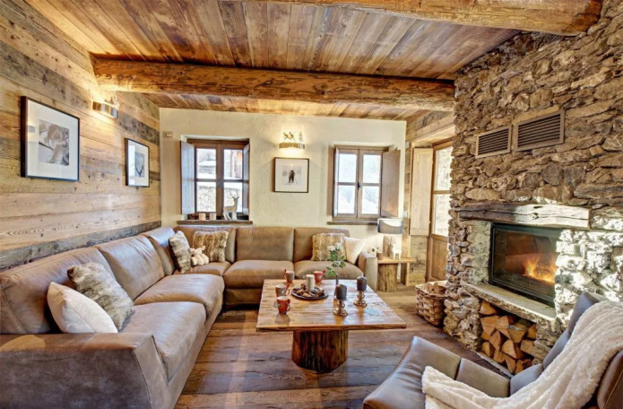 decorative stone finish in chalet style decorative stone finish in chalet style