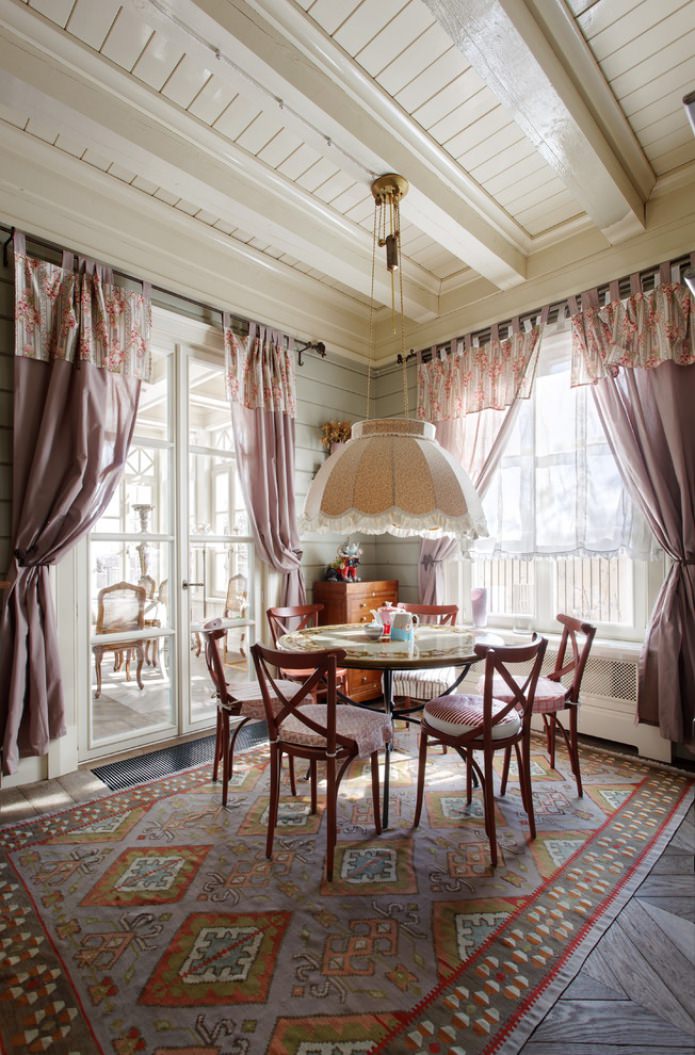 curtains in the country