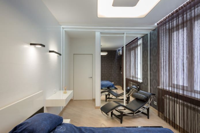 muslin in the interior of the bedroom muslin in the interior of the bedroom