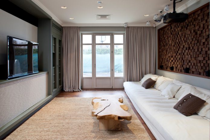 coffee table in the living room