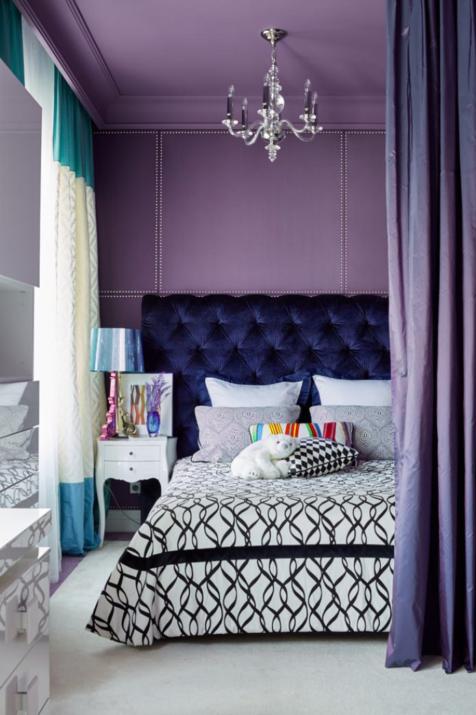 blue-purple bedroom blue-purple bedroom