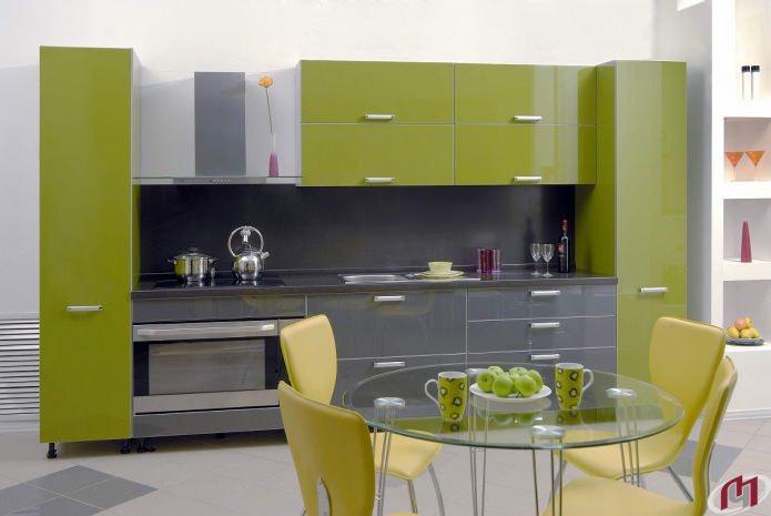 Gray-green kitchen Gray-green kitchen