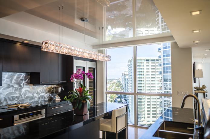 kitchen interior with white ceiling kitchen interior with white ceiling