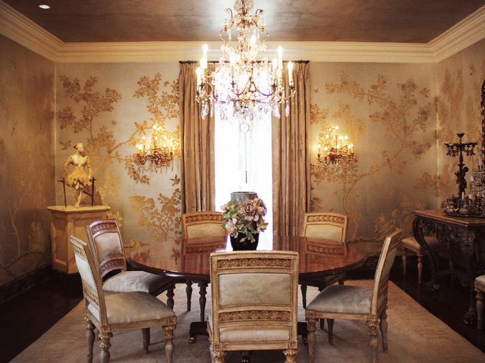 vegetable pattern on the wallpaper in the dining room vegetable pattern on the wallpaper in the dining room