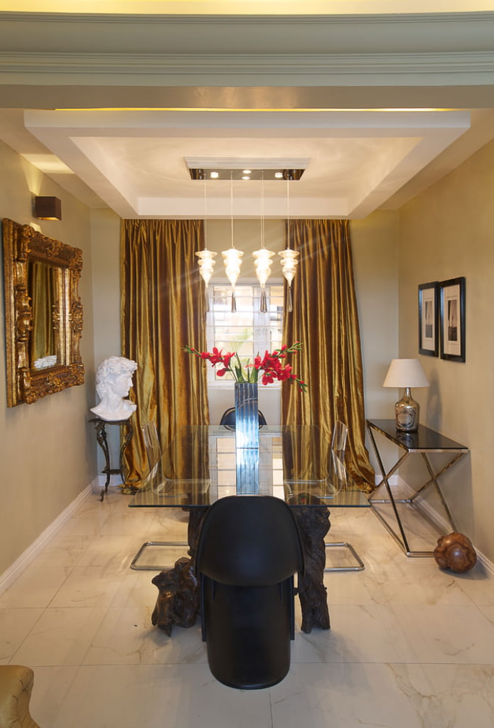 golden curtains in the interior golden curtains in the interior