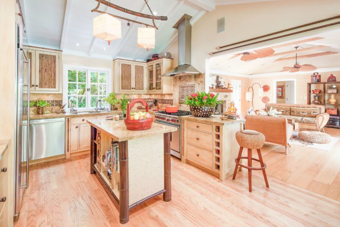 ethno style in the kitchen