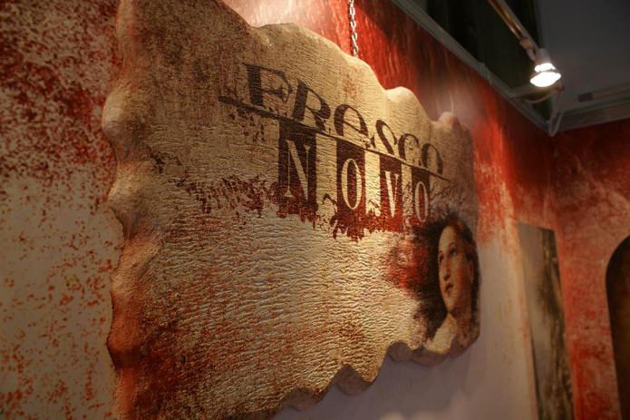 fresco on a rigid base fresco on a rigid base