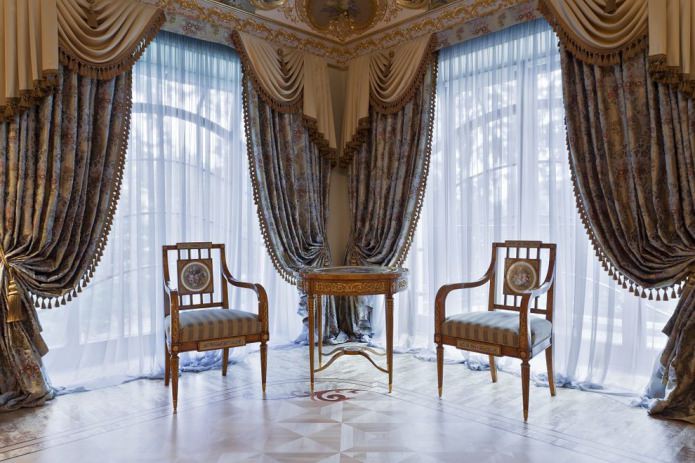 luxury curtain drape