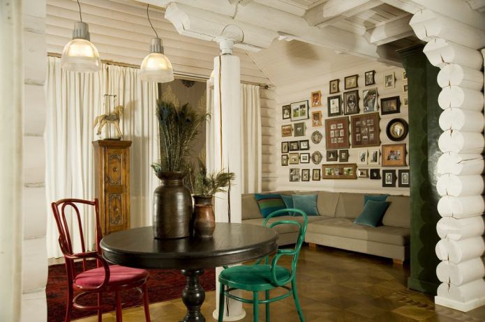 living room in country style